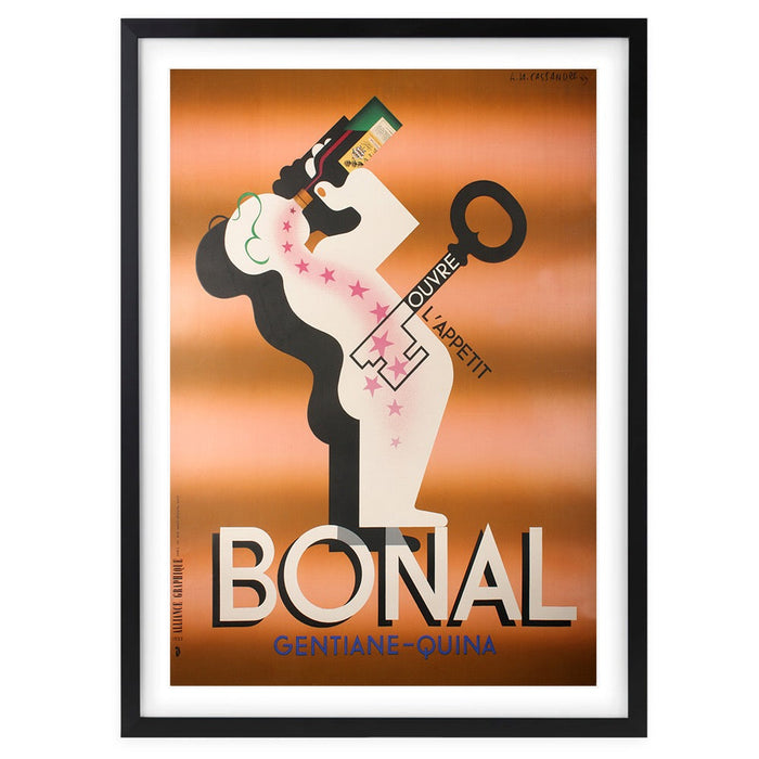 Wall Art's Bonal 1933 Large 105cm x 81cm Framed A1 Art Print