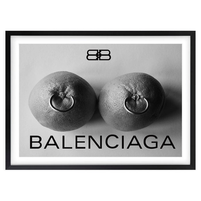 Wall Art's Balenciaga Oranges Framed A1 Art Print