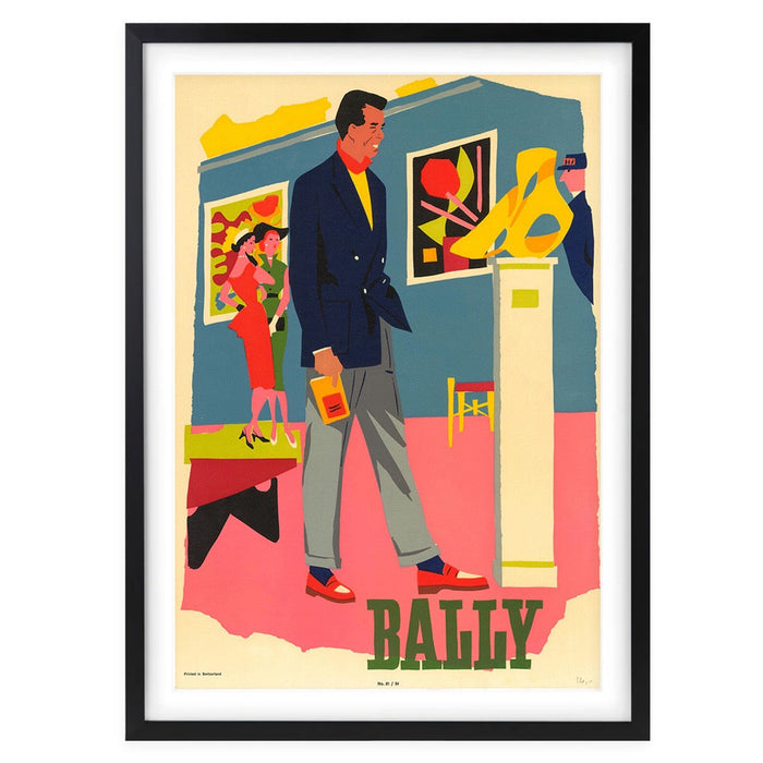 Wall Art's Bally 5 Large 105cm x 81cm Framed A1 Art Print