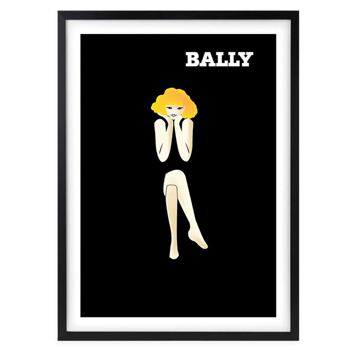 Wall Art's Bally 9 Large 105cm x 81cm Framed A1 Art Print