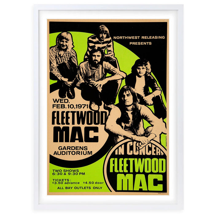 Wall Art's Fleetwood Mac - The Kiln House - 1971 Large 105cm x 81cm Framed A1 Art Print