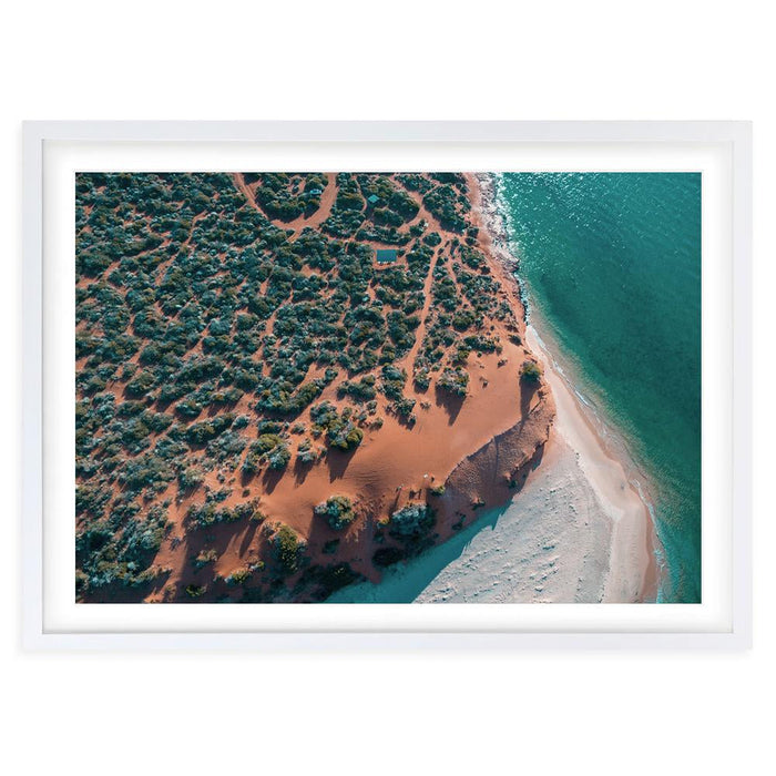 Wall Art's Francois Peron, Shark Bay Large 105cm x 81cm Framed A1 Art Print