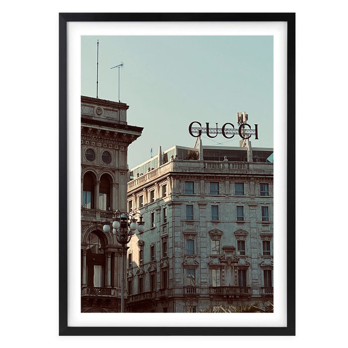 Wall Art's Gucci Building Large 105cm x 81cm Framed A1 Art Print