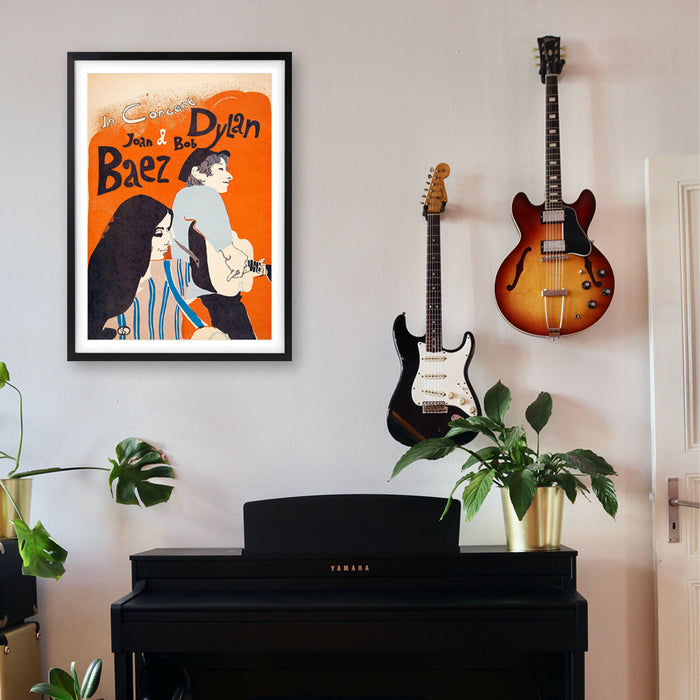 Wall Art's Jimmy Page - Robert Plant - 1995 Large 105cm x 81cm Framed A1 Art Print