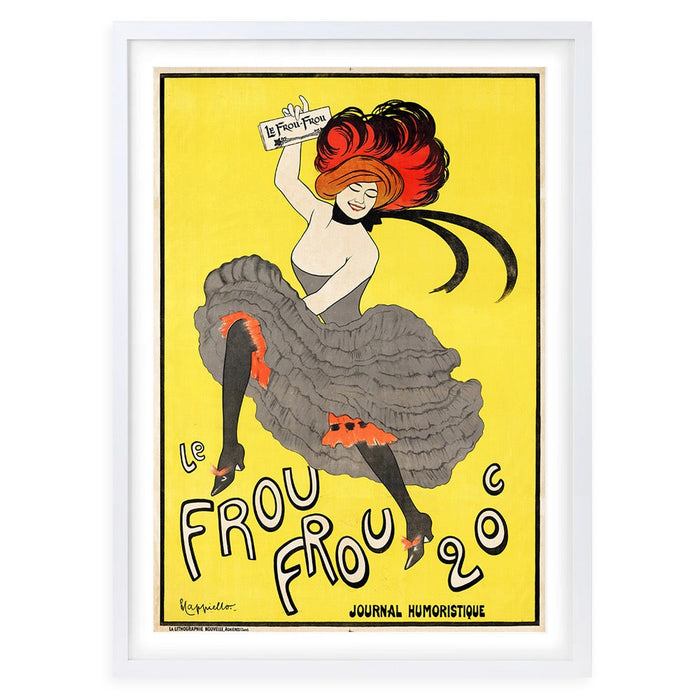 Wall Art's Le Frou Frou Large 105cm x 81cm Framed A1 Art Print