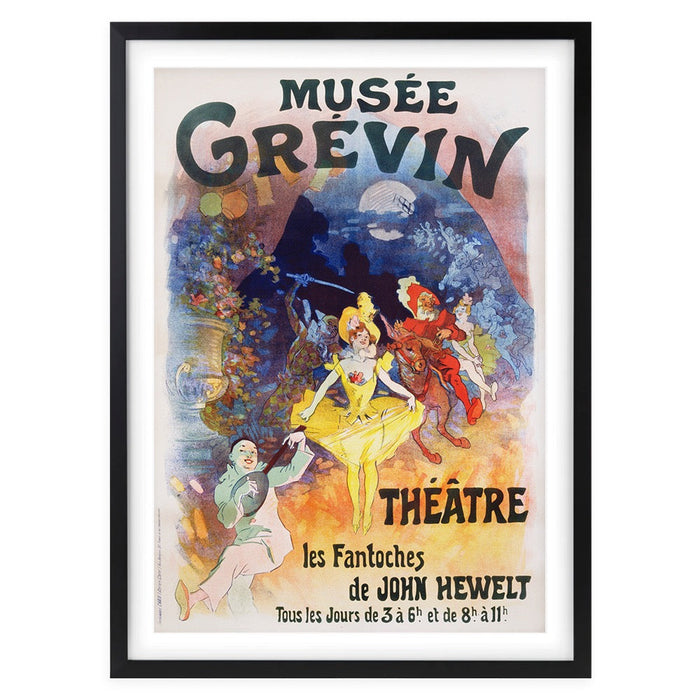 Wall Art's Musee Grevin Large 105cm x 81cm Framed A1 Art Print