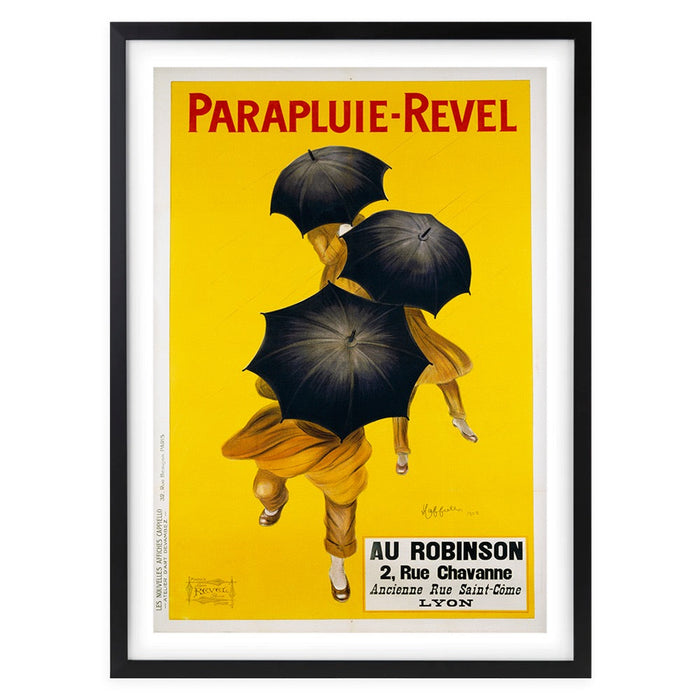 Wall Art's Parapluie Revel Large 105cm x 81cm Framed A1 Art Print