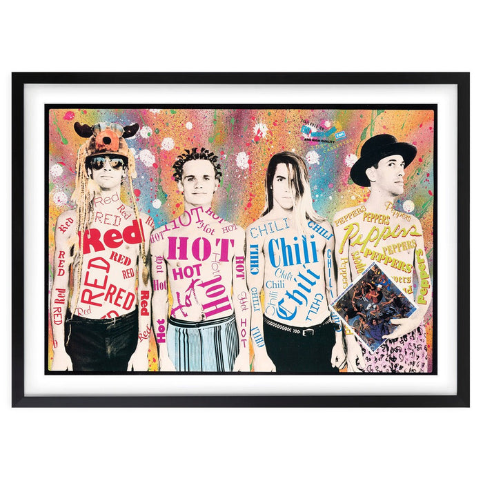 Wall Art's Red Hot Chili Peppers - Freaky Styley - 1985 Large 105cm x 81cm Framed A1 Art Print