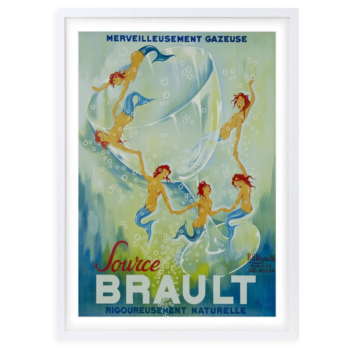 Wall Art's Source Brault Large 105cm x 81cm Framed A1 Art Print