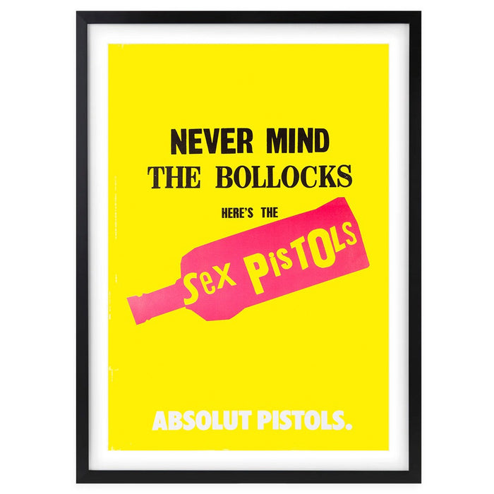 Wall Art's The Sex Pistols - Absolut Pistols - 2002 Large 105cm x 81cm Framed A1 Art Print