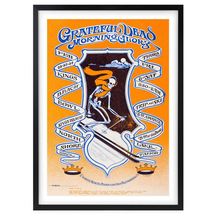 Wall Art's The Grateful Dead - Kings Beach - 1968 Large 105cm x 81cm Framed A1 Art Print