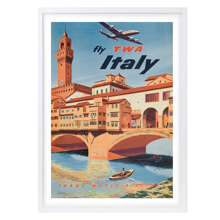 Wall Art's TWA Italy Large 105cm x 81cm Framed A1 Art Print