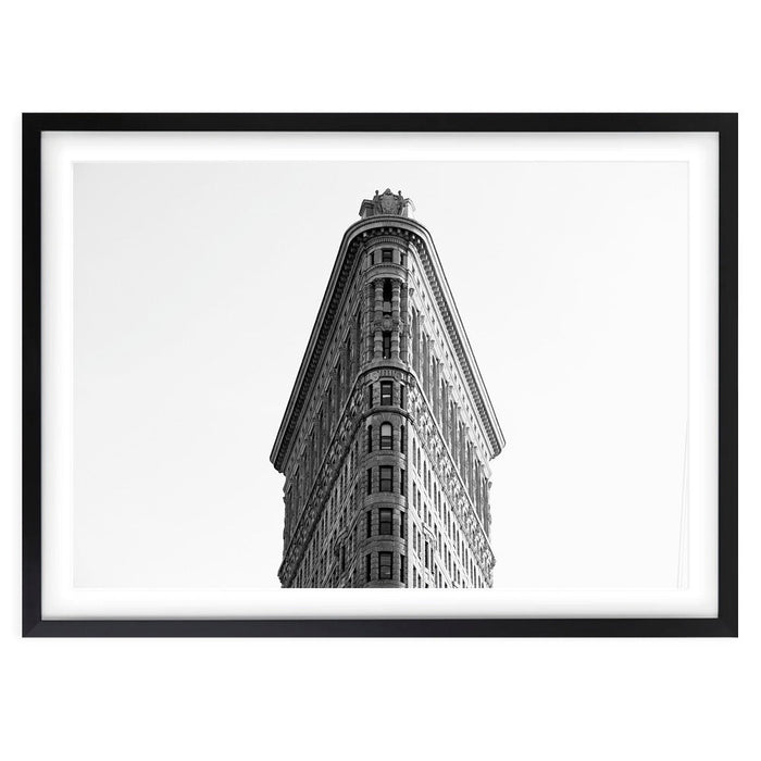 Wall Art's The Flatiron Building Nyc Large 105cm x 81cm Framed A1 Art Print