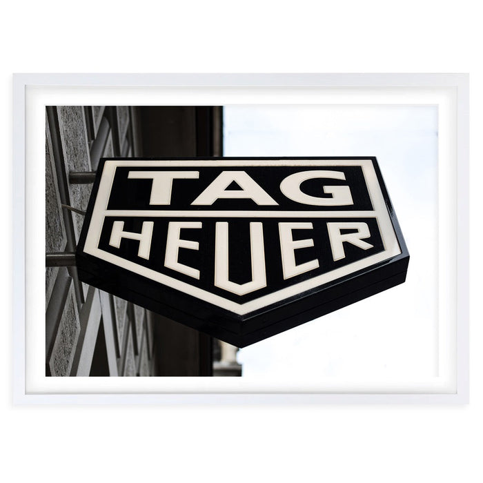 Wall Art's Tag Heuer Large 105cm x 81cm Framed A1 Art Print