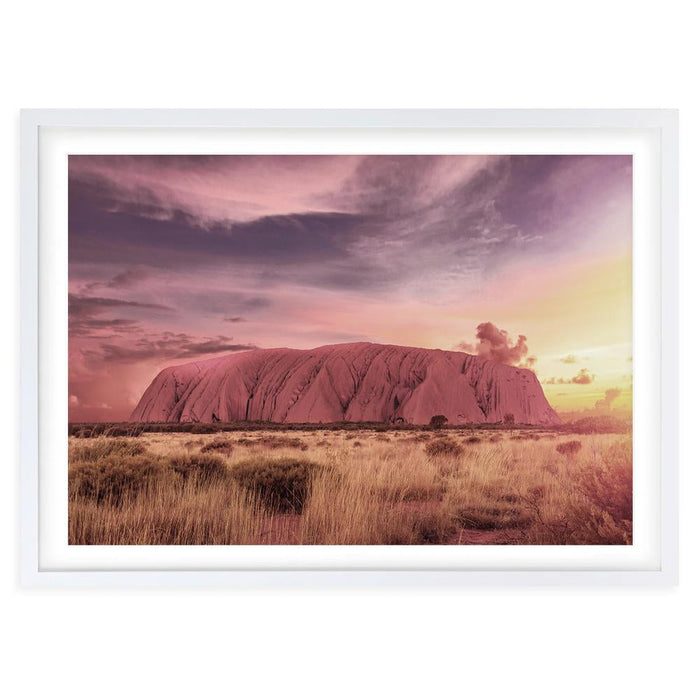 Wall Art's Uluru Large 105cm x 81cm Framed A1 Art Print