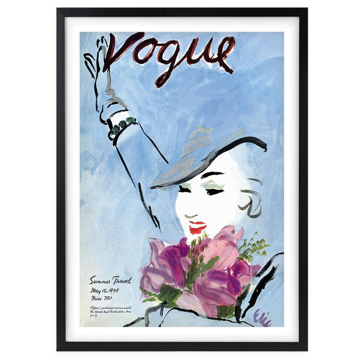 Wall Art's Vogue May 1935 Large 105cm x 81cm Framed A1 Art Print