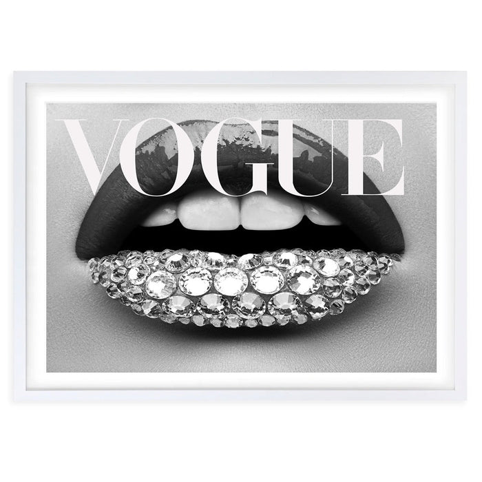 Wall Art's Vogue Lips Framed A1 Art Print