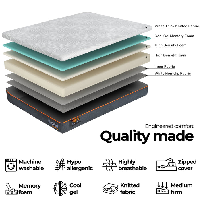 Gel Memory Foam Double Mattress