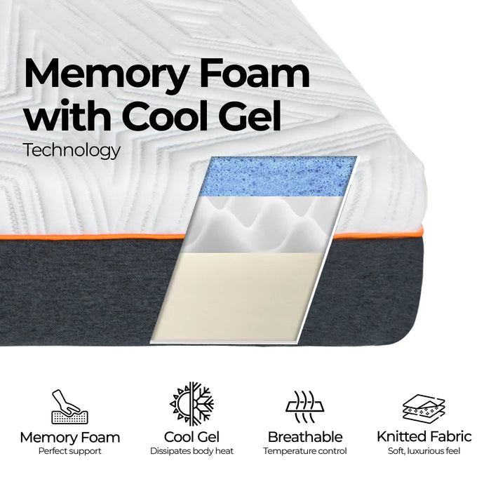 Gel Memory Foam Single Mattress