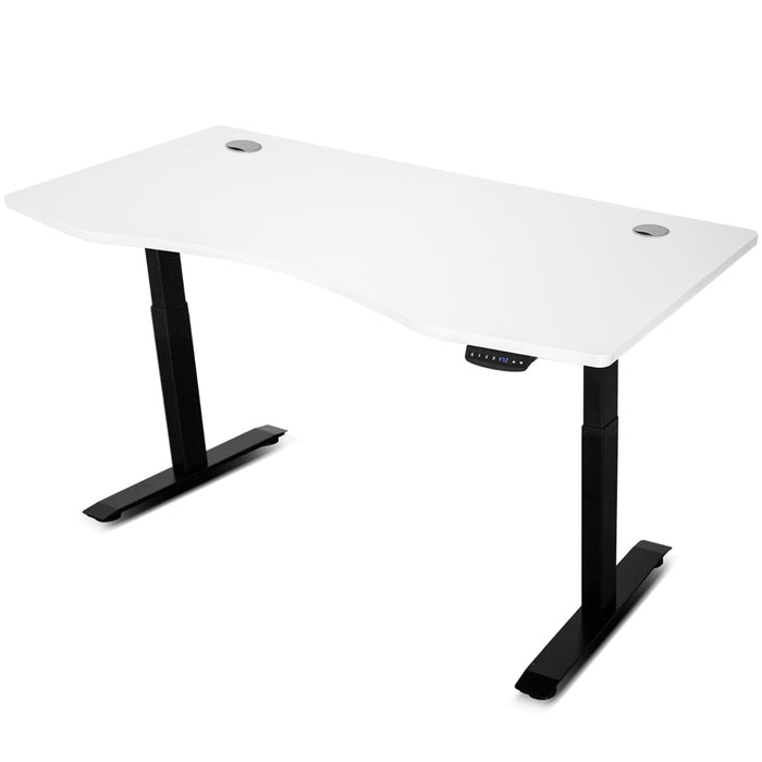 Lifespan Fitness ErgoDesk AUTO Series Automatic Standing Desk 150cm in White & Black