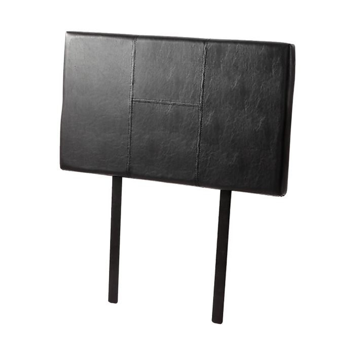 PU Leather Single Bed Headboard Bedhead - Black