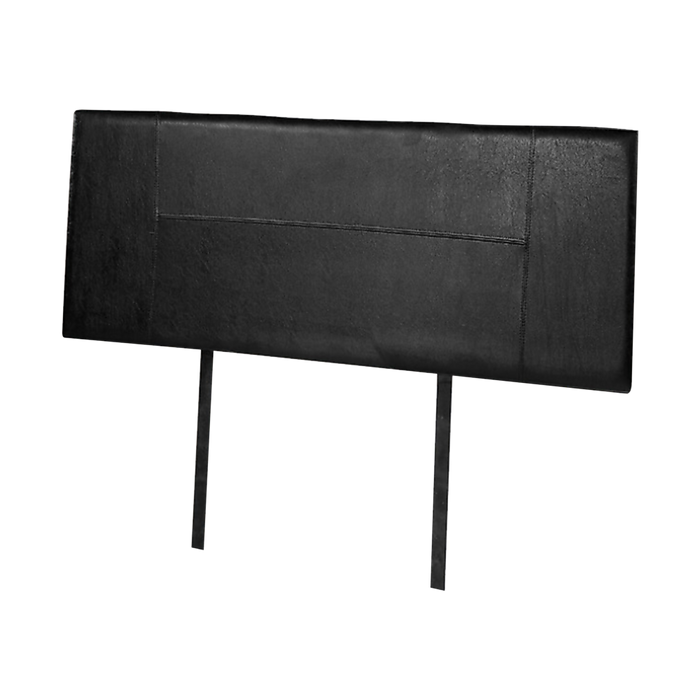 PU Leather Double Bed Headboard Bedhead - Black