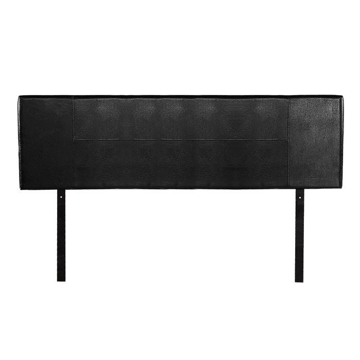 PU Leather King Bed Headboard Bedhead - Black