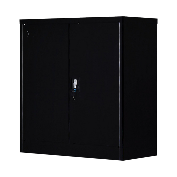 Two-Door Shelf Office Gym Filing Storage Locker Cabinet Safe