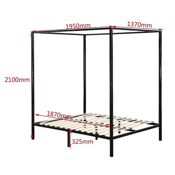 4 Four Poster Double Bed Frame