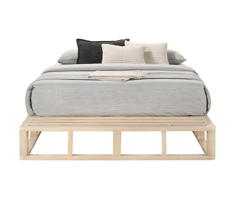 Kurt Wooden Platform Bed Frame Base Double