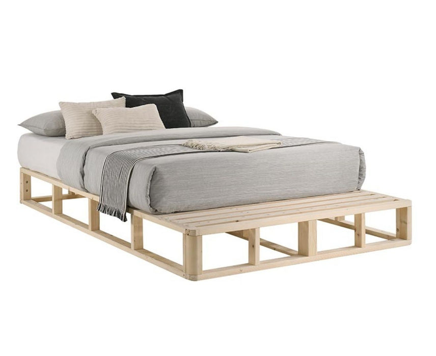 Kurt Wooden Platform Bed Frame Base Double