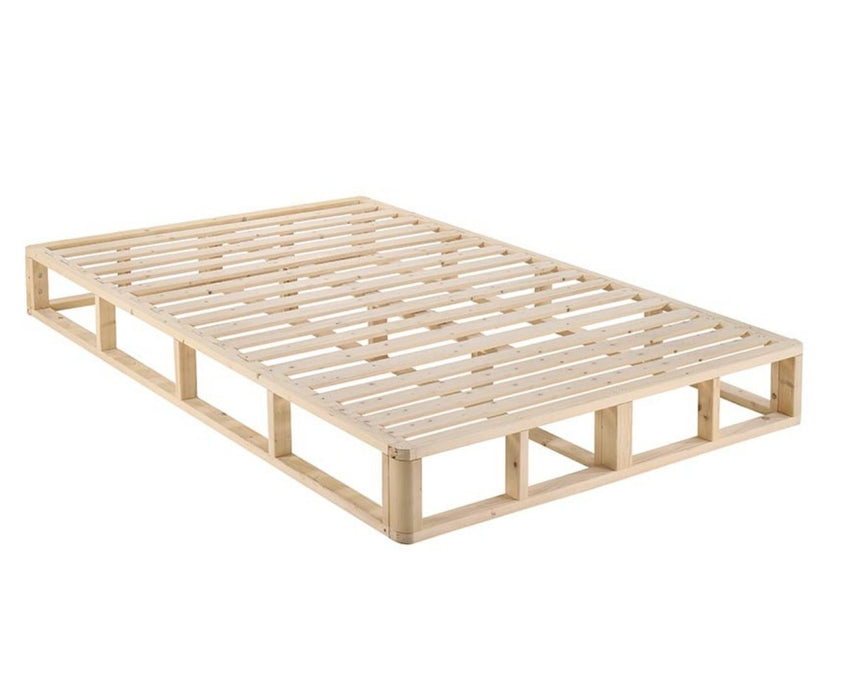 Kurt Wooden Platform Bed Frame Base Queen