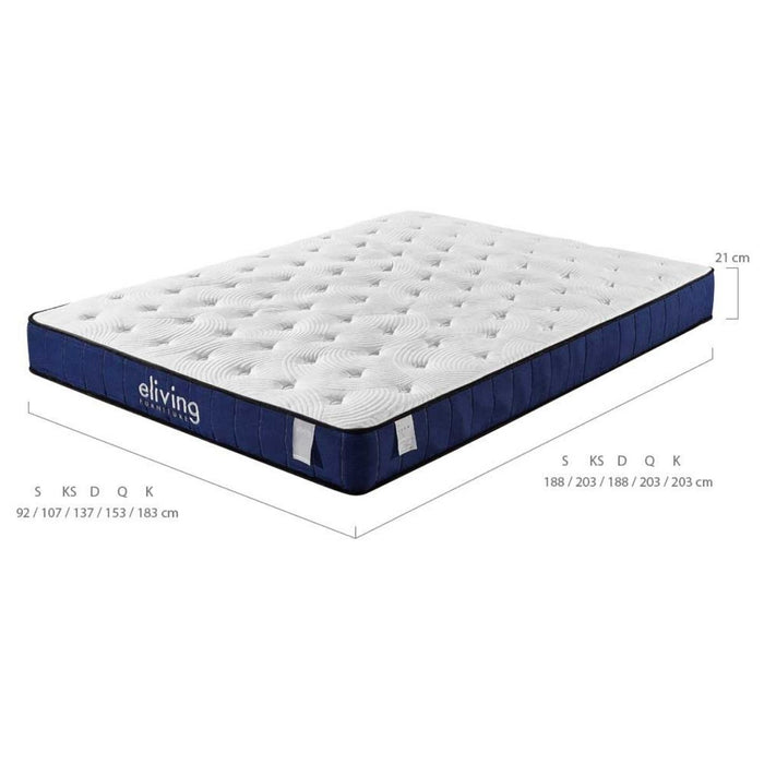 Cool Gel Memory Foam Mattress 5 Zone Pocket Spring - King Single