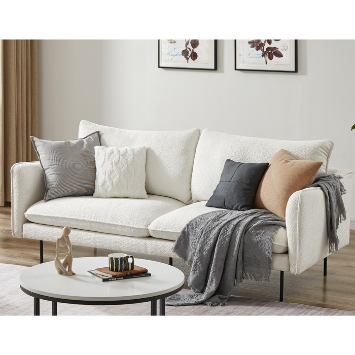 Jasmine Boucle 3 Seater Sofa