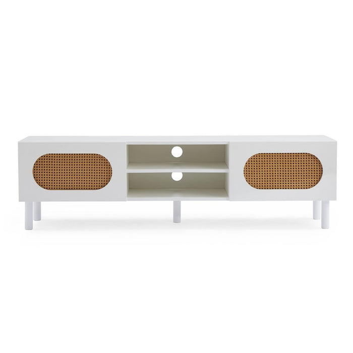 Kailua Rattan 160CM TV Stand in White