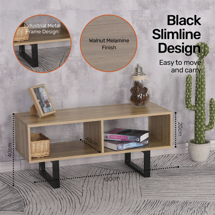 Home Master Coffee Table Wide Dual Storage Stylish Modern Design 1m